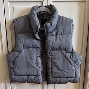 Love Tree Charcoal Puffer Vest